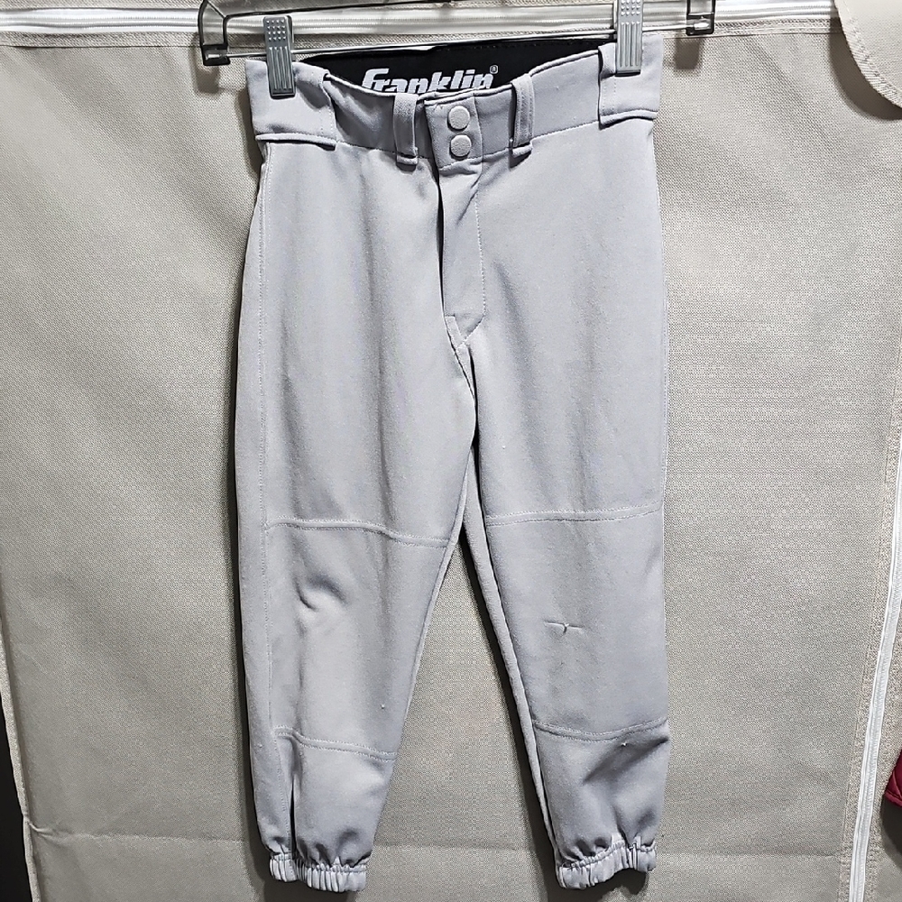 Franklin Kids' Light Gray Baseball Pants